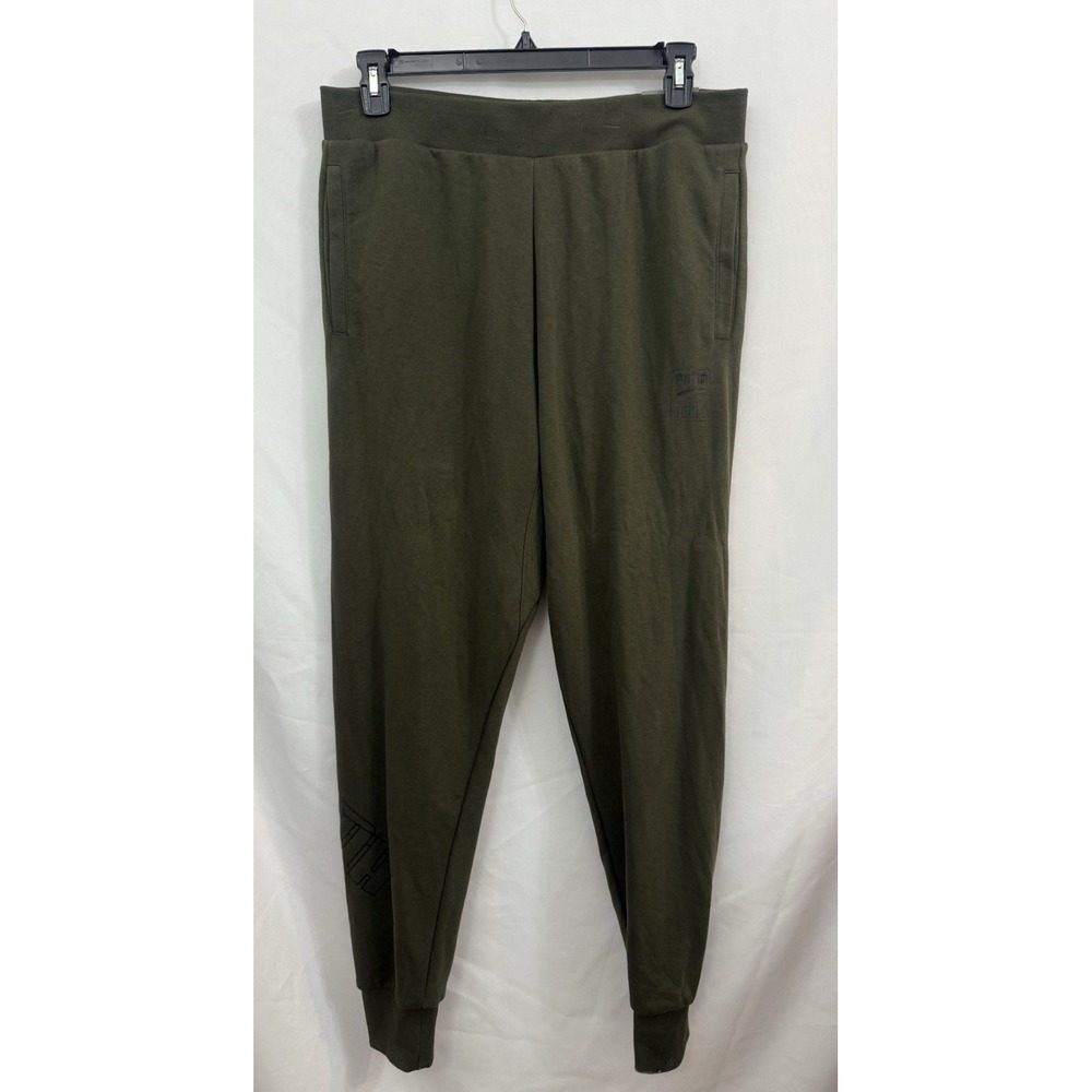 NWT Puma Rebel Green Fleece Jogger Pants Mens Size XL